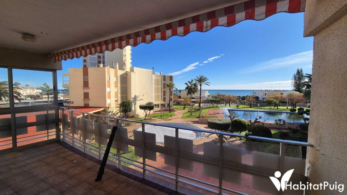 Apartamento en alquiler de temporada en Mar Plata, Playa de El Puig (de enero a junio)