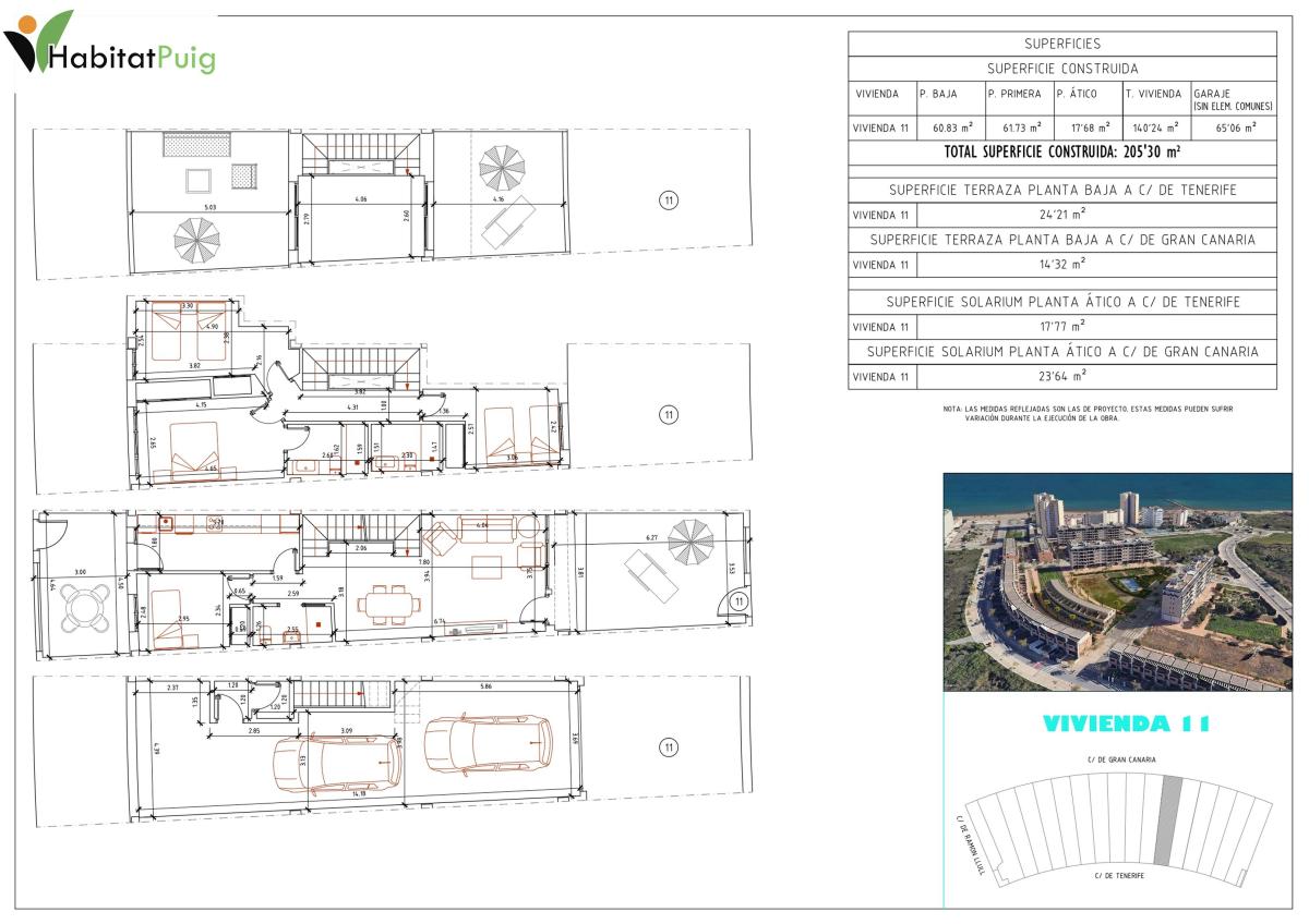 Nueva promoción de Obra Nueva en la Playa de El Puig- Vivienda 11