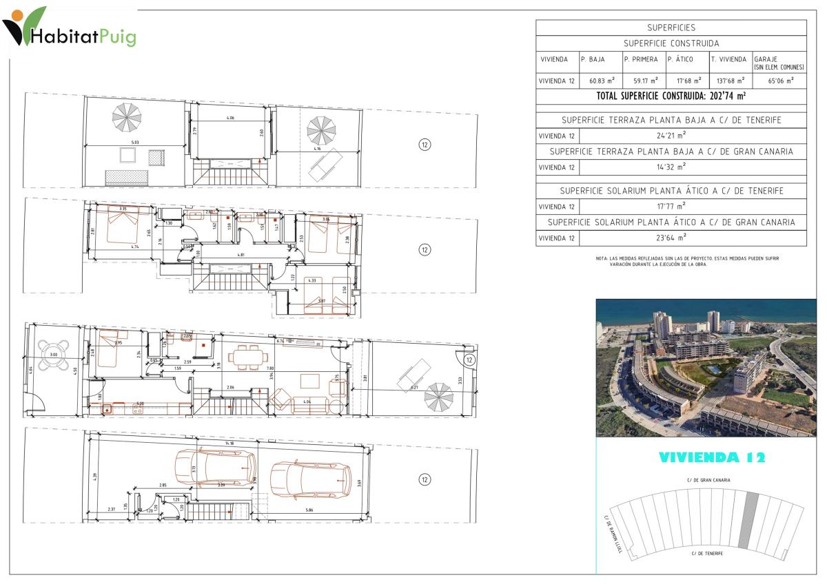 Nueva promoción de Obra Nueva en la Playa de El Puig- Vivienda 12