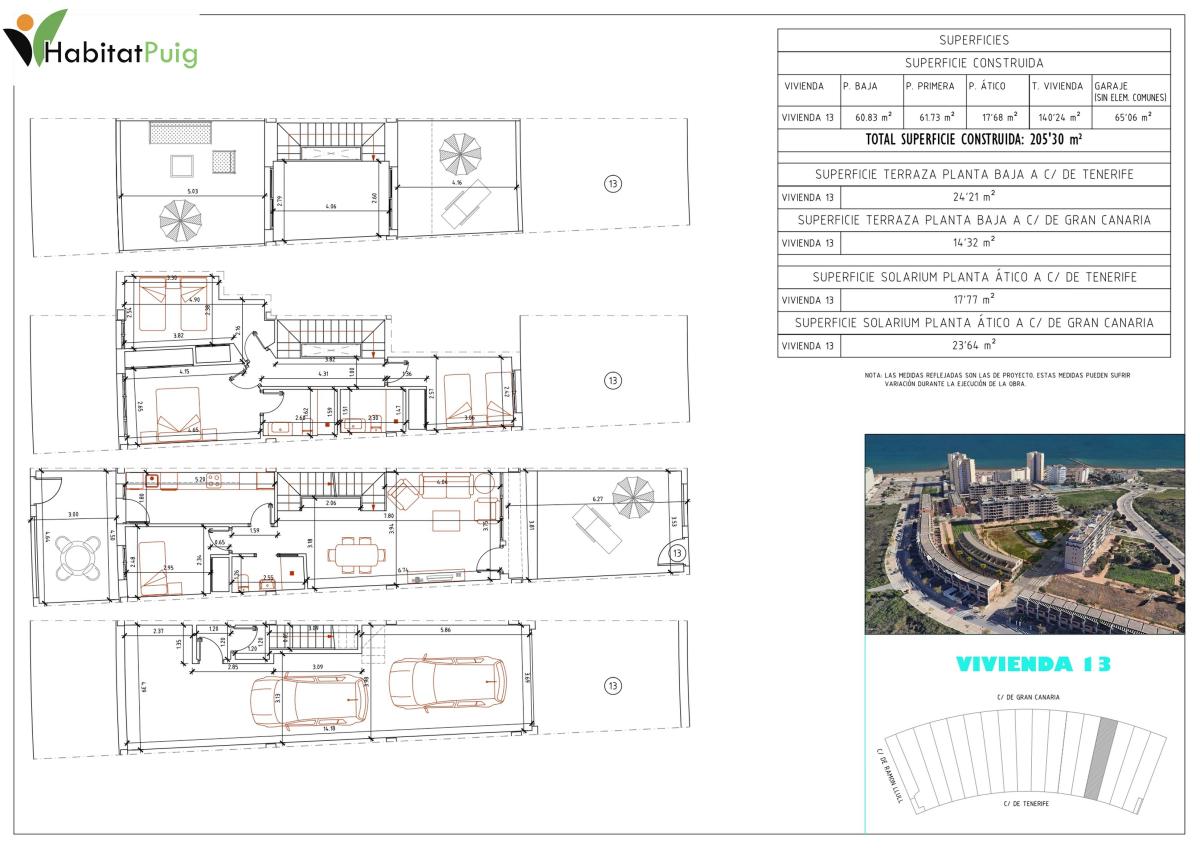 Nueva promoción de Obra Nueva en la Playa de El Puig- Vivienda 13