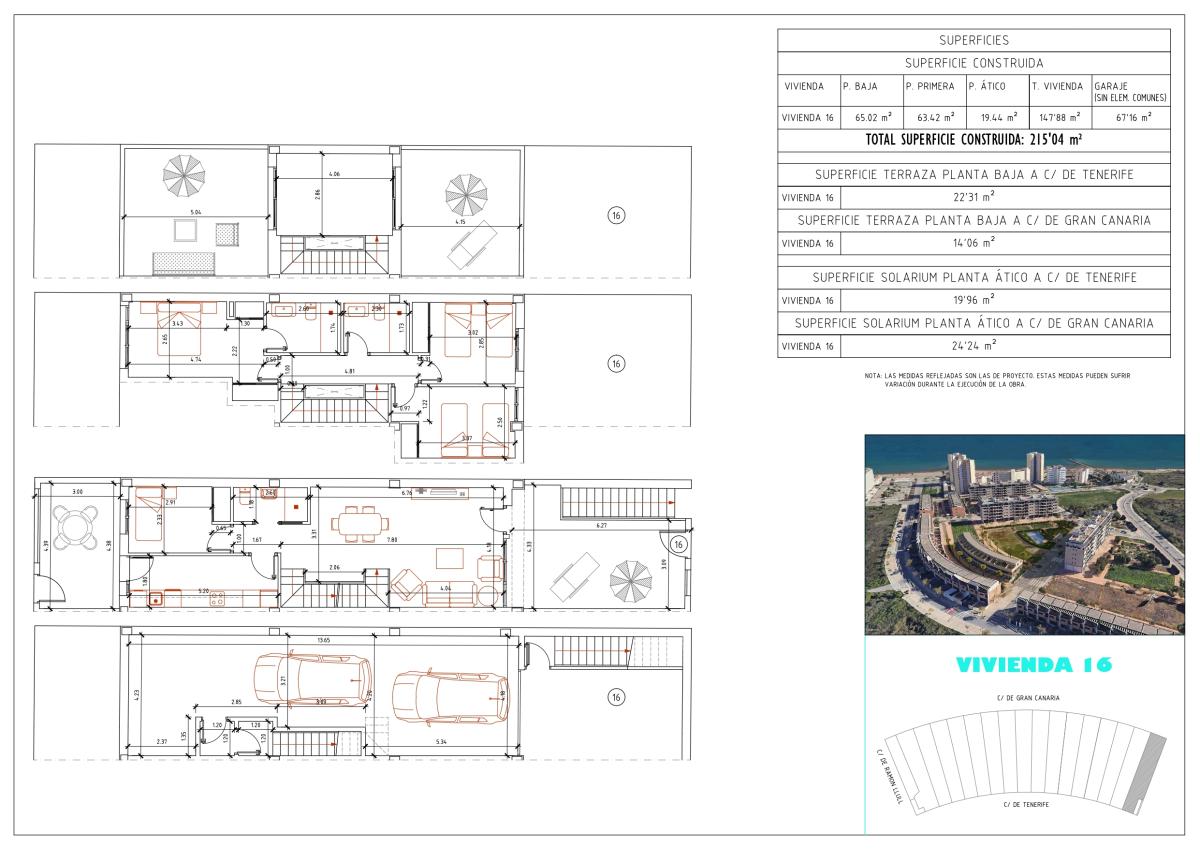 Nueva promoción de Obra Nueva en la Playa de El Puig- Vivienda 16